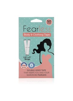 Fearless Tape Fearless Body and Clothing Tape Double-Sided Tape for Fashion 50 Strips  - Image 1