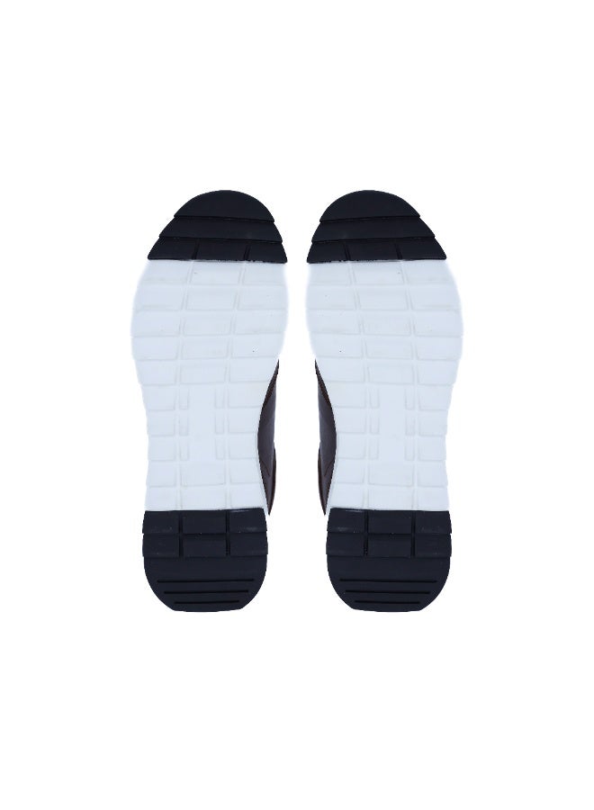 Hoog Shoes For Men Mocha Brown Casual Lace Up Shoes Persian Leather Comfortable Everyday Wear - Image 2