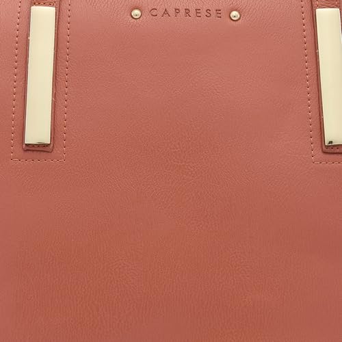 Caprese Viola Satchel Bag, Medium | Chic & Stylish Handbag for Women with Multiple Compartments | Secure Zip Closure | Perfect for Casual & Daily Use (Blush Pink) - Image 3