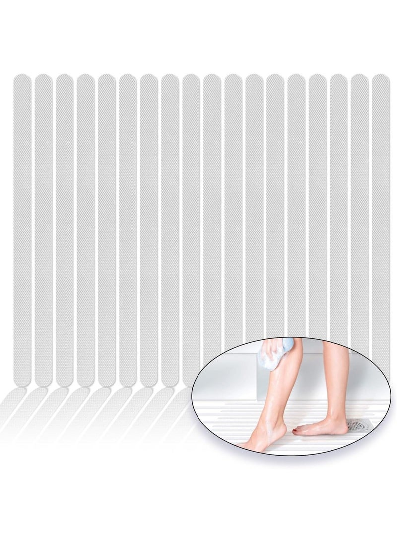 ملصقات مانعة للانزلاق لحوض الاستحمام – شرائط مقاومة للانزلاق للأحواض والدش والأرضيات والسلالم – حماية من الانزلاق للحمام والمسابح 10 قطع - Image 1