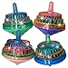 Izzy 'n' Dizzy Izzy n Dizzy Musical Dreidel Hanukkah Dreidel 4 Pack Sings Oh Draidel as it Lights Up Light Up Dreidels Chanukah Toys Games - Image 2