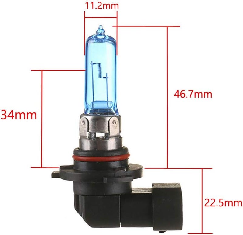 ESUPPORT 9005 HB3 6000K Halogen Headlight Bulbs - Pack of 4 - Image 3