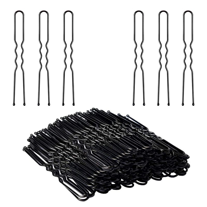 U Shaped IKOCO 24 inch Hair Pins for Womens Ballet Buns with Storage Box