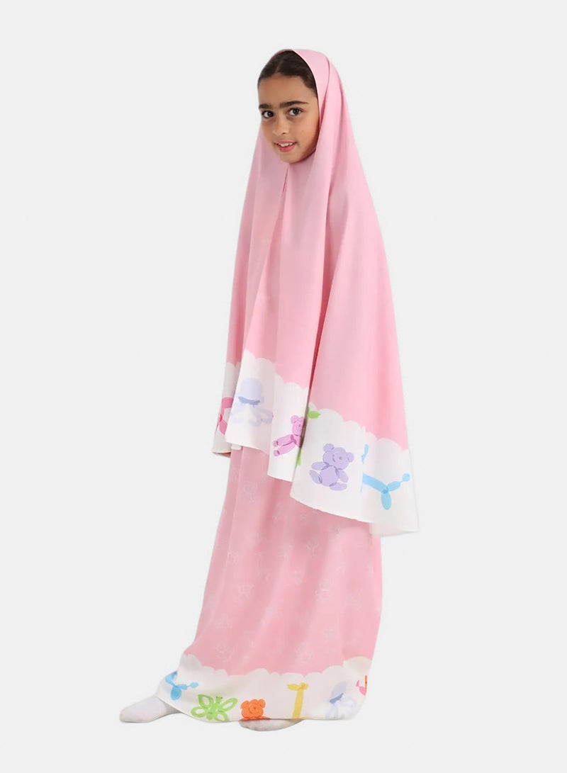 Carina Girly Prayer Set with Print Trim - Image 3