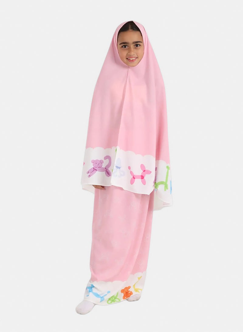 Carina Girly Prayer Set with Print Trim - Image 1
