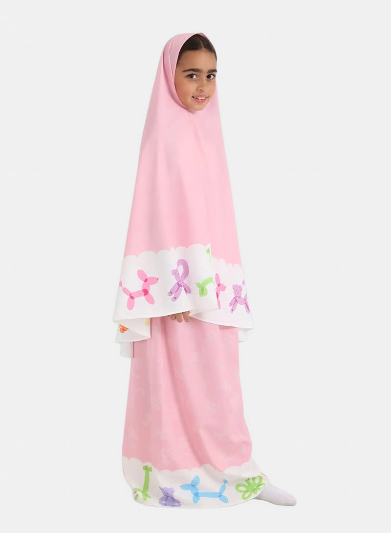 Carina Girly Prayer Set with Print Trim - Image 2