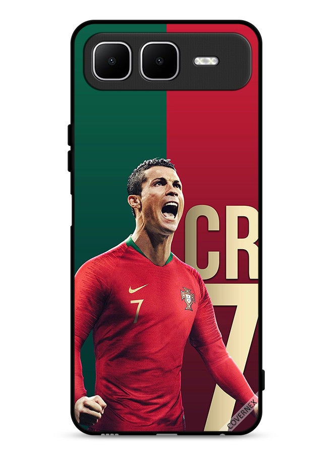 Covernex Infinix Smart 10 Plus Protective Case Cover Cristiano Ronaldo Portugal Team Collection