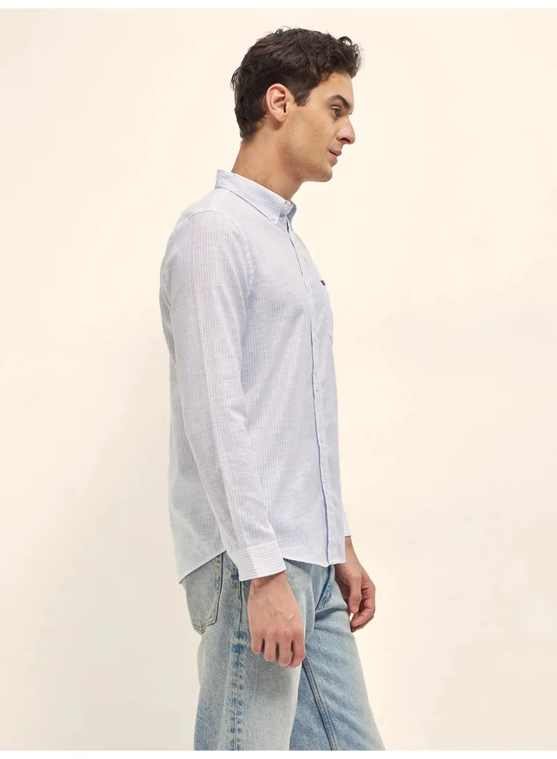 ذا بير هاوس Men’s Long Sleeve Shirt – Classic, Comfortable and Stylish Essential for Work, Travel or Casual Outings