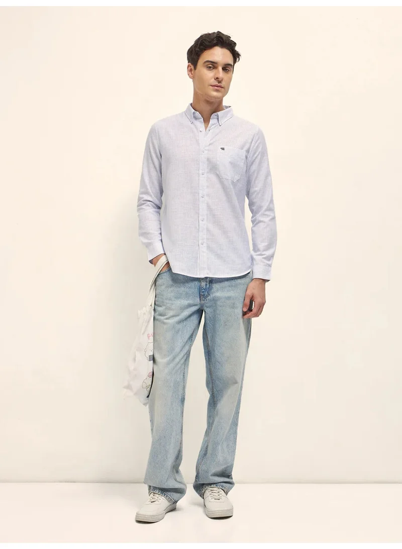 THE BEAR HOUSE  Men’s Long Sleeve Shirt – Classic, Comfortable and Stylish Essential for Work, Travel or Casual Outings for Men | Best Price UAE