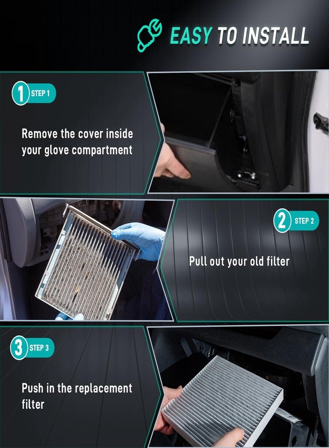 JONHWI Cabin Air Filter JH809, Fits 2014-2020 Escalade, 2014-2018 Silverado 1500, 2015-2020 Suburban, 2015-2020 Tahoe, 2014-2018 Sierra 1500, 2015-2020 Yukon, Replace CF11809, 22808781, 23281440 - Image 5