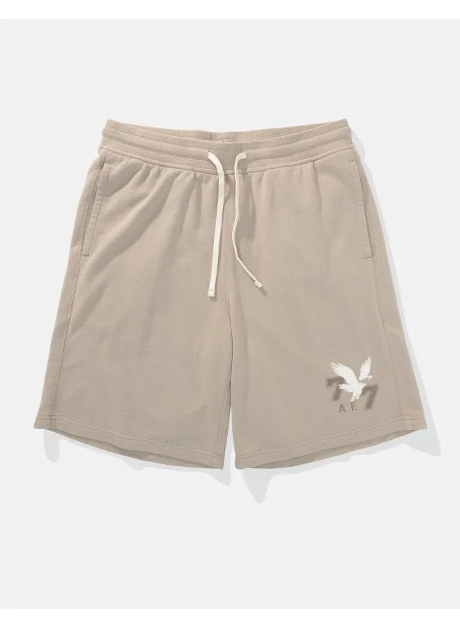 American Eagle Fleece Graphic Sweat Short