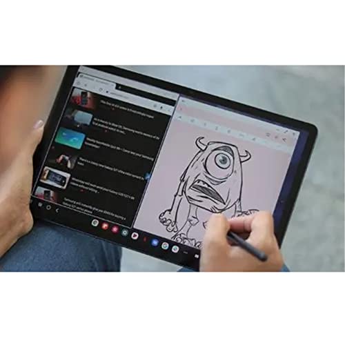 PCTC Tab S7 FE S Pen Replacemen Stylus Pen for Samsung Galaxy Tab S7 FE SM-T730, SM-T733, SM-T736B Touch Pen + Tips/Nibs (Mystic Black) - Image 4