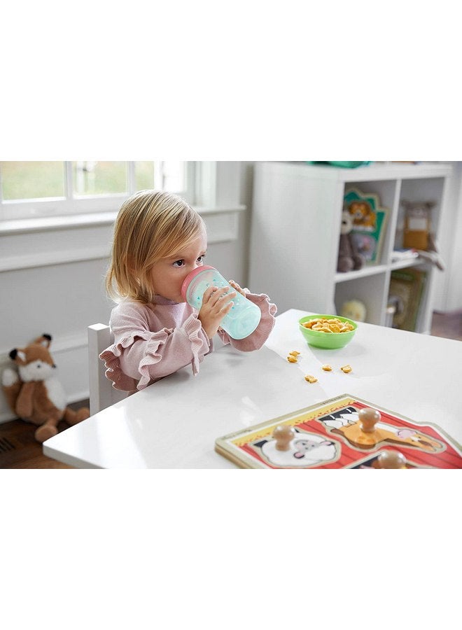 NUK First Essentials Hard Spout Sippy Cup, 10 Ounce, 4 Pack (Assorted-Aquatics) - Image 4