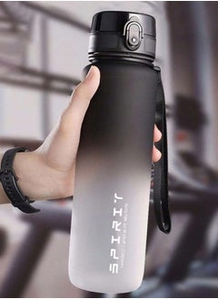 ShebSheb Large Capacity Water Bottle, Leakproof Sports Water Bottles with Time Marker,for Gym, Travel, Home, School, Office  - Image 1