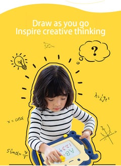 HaveDream Children's Magnetic Drawing Board Toys, Baby Erasable Color Graffiti Writing Board - Blue  - Image 4