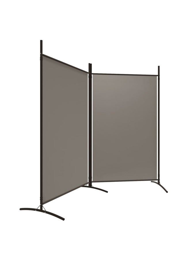 فيداكسل مقسم غرفة 2-ألواح أنثراسيت 175×180 سم قماش 350260 - Image 3