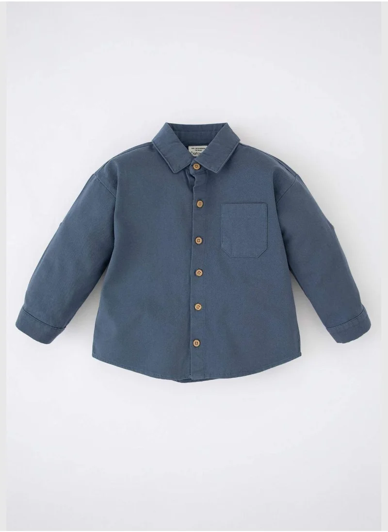 DeFacto BabyBoy Long Sleeve Printed Shirt