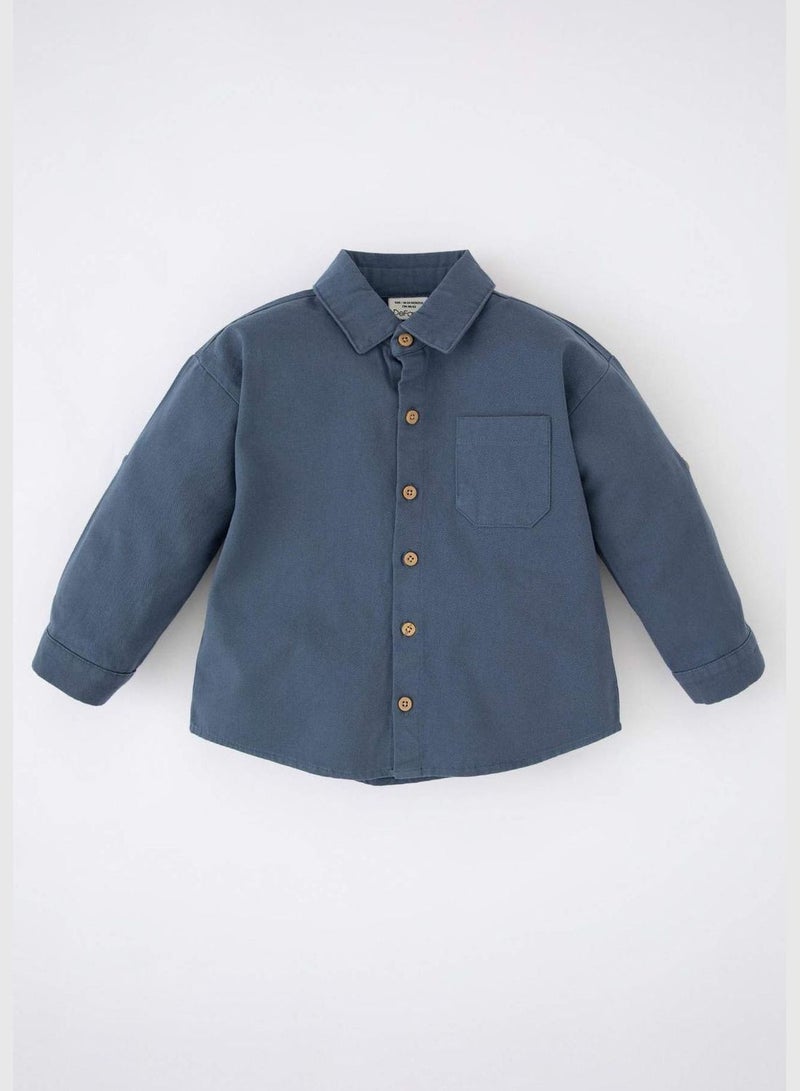 DeFacto BabyBoy Long Sleeve Printed Shirt - Image 4