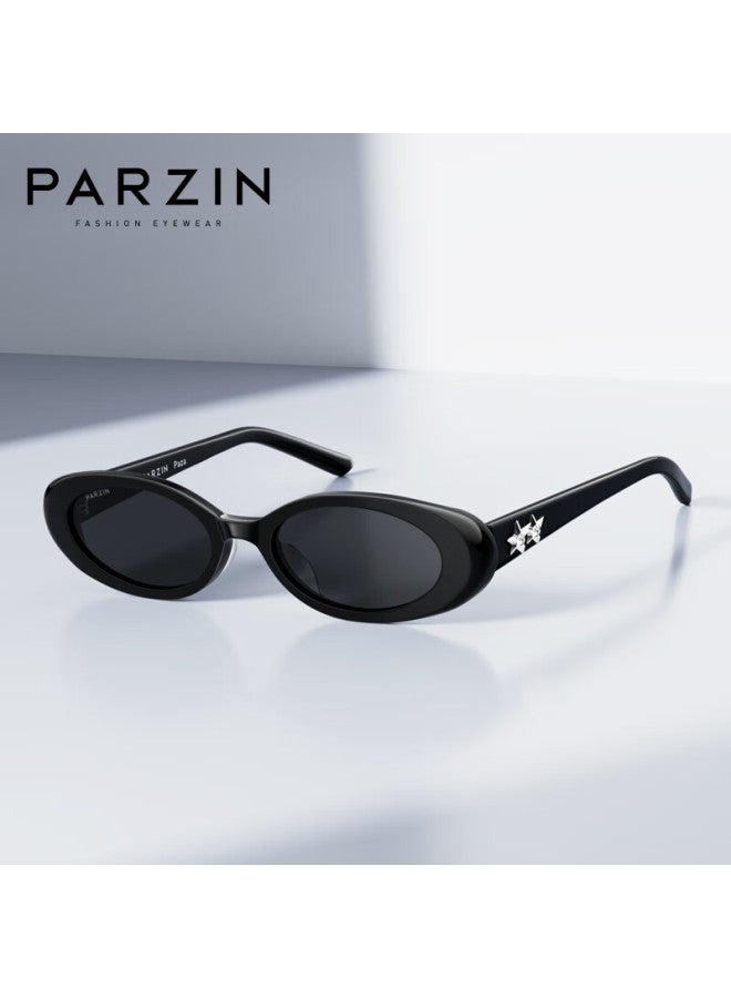 Parzin Paza Series Sungl Retro Narrow Frame Fashion Cat Eye Street Snap Couple Universal Driving Sungl Men And Women 12736 - Image 4