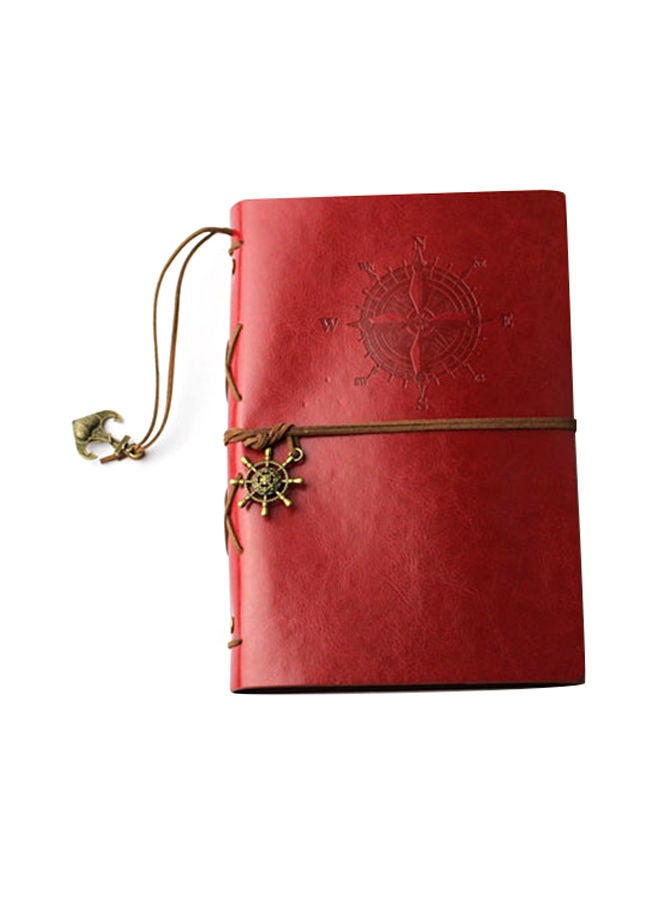 NIBEMINENT 2-Piece Spiral Notebook Set Red