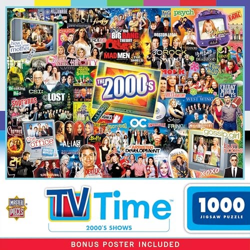 MasterPieces 1000 Piece Jigsaw Puzzle for Adults and Family - 2000's Television Shows - 19.25"x26.75" - Image 1