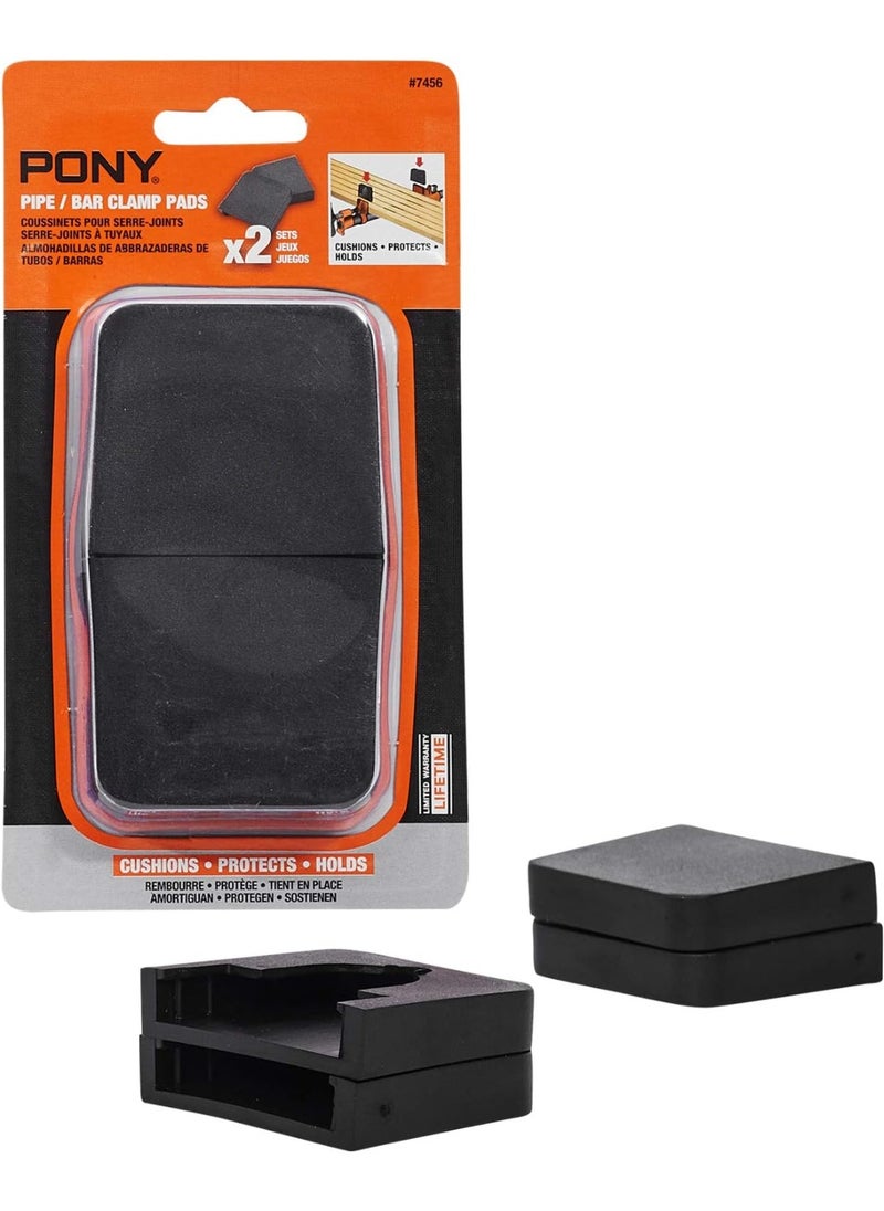 Pony Pony Jorgensen 7456 Cushion Clamp Pads (4-Pack), Black  - Image 3