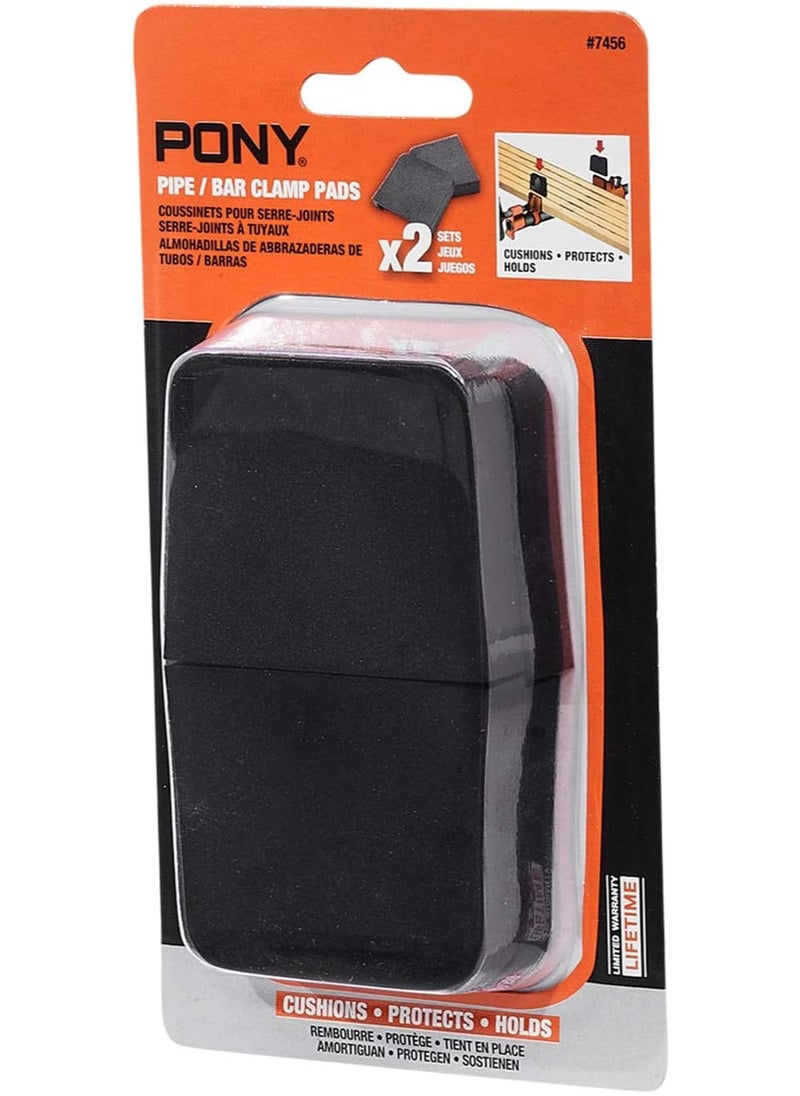 Pony Pony Jorgensen 7456 Cushion Clamp Pads (4-Pack), Black  - Image 4