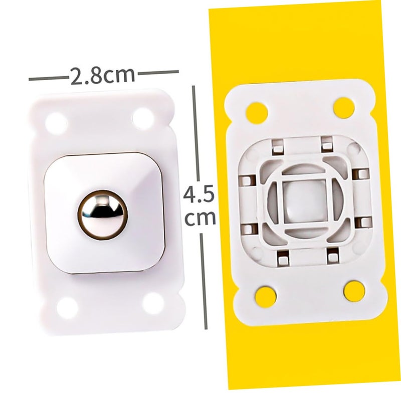 Self Adhesive Caster Wheels 12 Pack Heavy Duty Sticky Wheels for Furniture Storage Box Trash Cans - Image 3