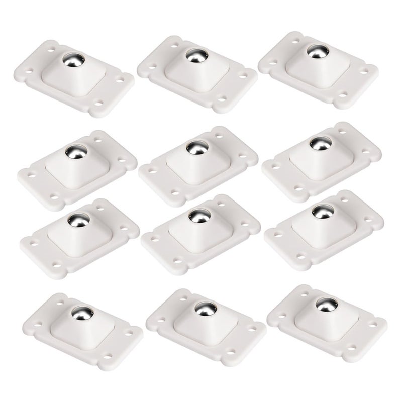 Self Adhesive Caster Wheels 12 Pack Heavy Duty Sticky Wheels for Furniture Storage Box Trash Cans - Image 2