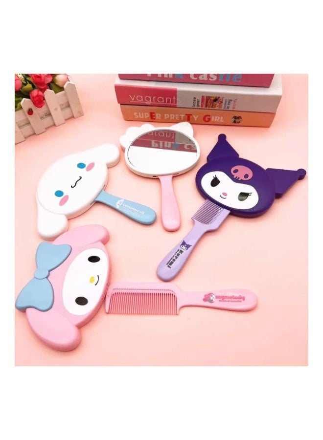 Generic Brand My Cinnamoroll Makeup Mirror & Comb Set – Cute Kawaii Portable Beauty Accessory - Image 3