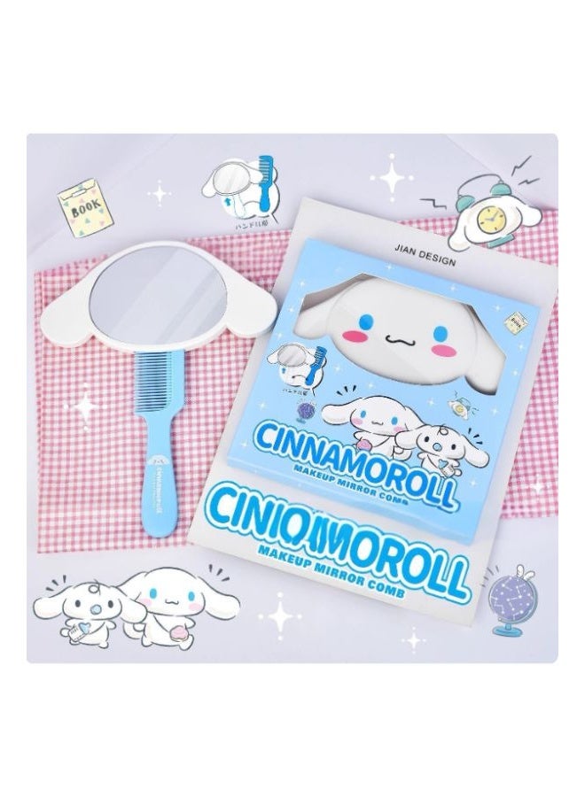 Generic Brand My Cinnamoroll Makeup Mirror & Comb Set – Cute Kawaii Portable Beauty Accessory - Image 2