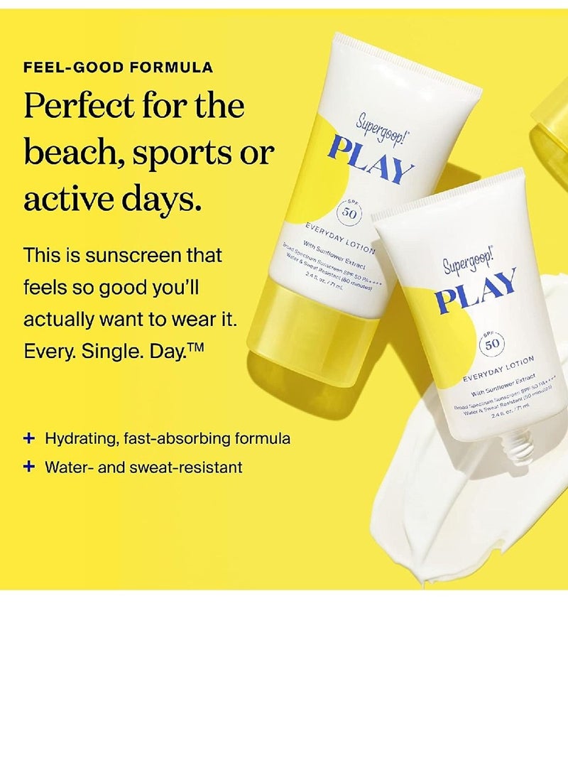 Supergoop! Play Everyday SPF 50 Lotion, with Sunflower Extract 2.4 oz - Image 2