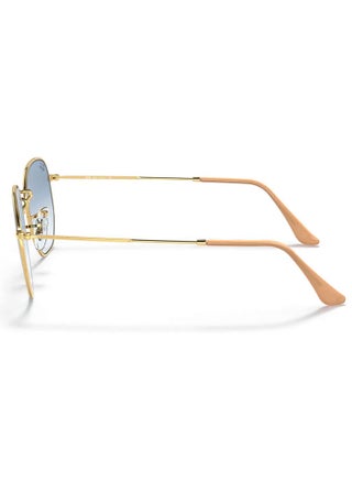 Unisex Hexagonal Flat Lenses Sunglasses-Lens Size-54Mm - view 5