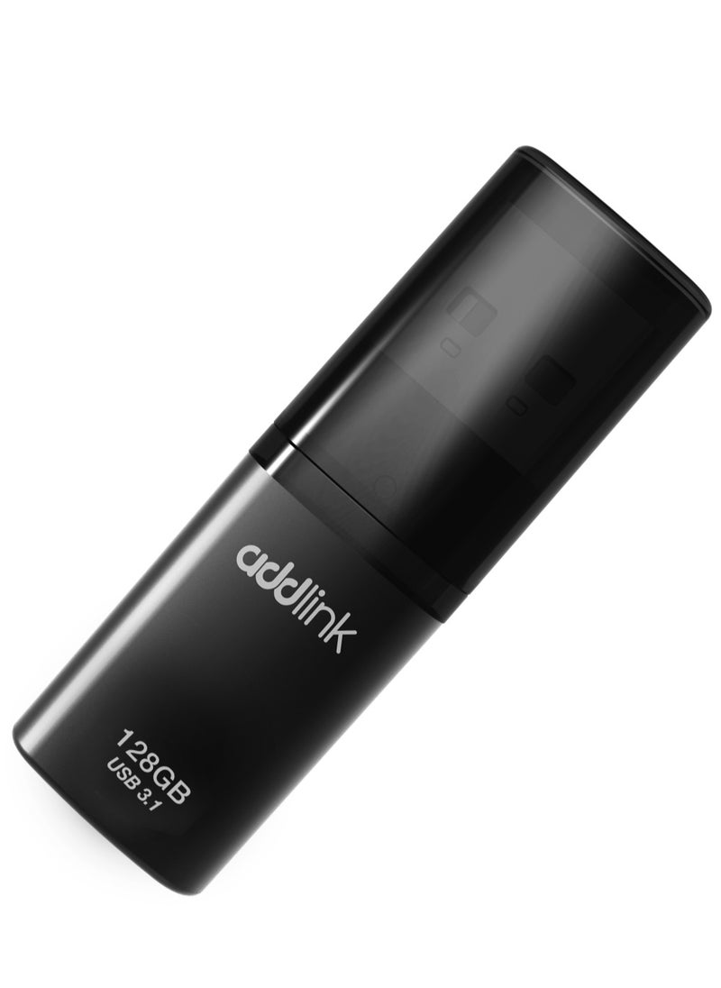 addlink 128GB USB Flash Drive 3.1 U55 Gen 1 Super Fast Pendrive with Aluminium Body - High Speed Jump Drive Memory Stick  - Image 1