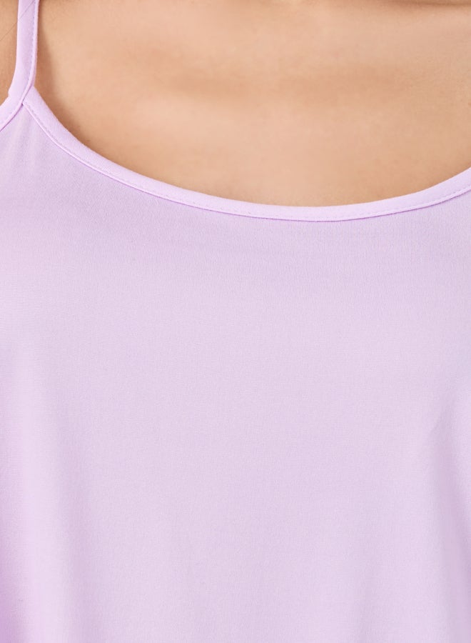 ستايلي طقم بيجامة نسائي ستايلي بحمالات عريضة وشورت - Image 3