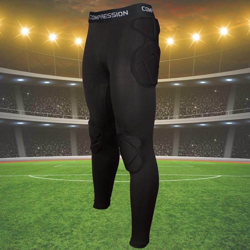 Shinestone Adult Men's Goalkeeper Armor BodyShield Padded Compression Shirt Pants and Short with Sponge Protector - Image 5