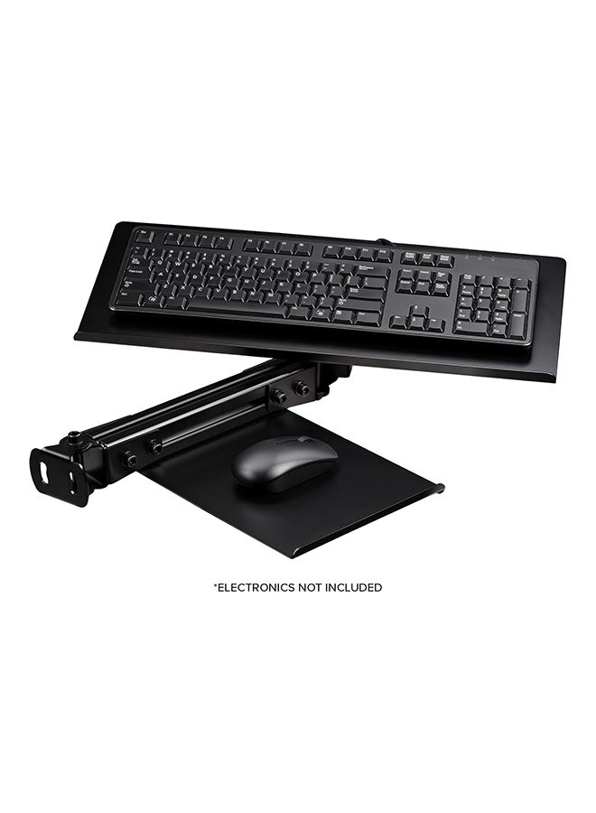 next level RACING Next Level NLR-E019 GTElite Keyboard and Mouse Tray- Black - Image 2