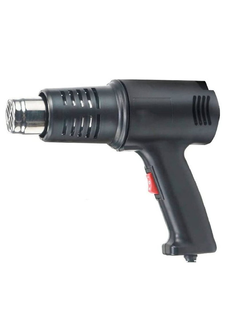 Generic Electric Professional Temperature Heat Gun With Accessories For Packing Material And Electronics Repair Black  - Image 1