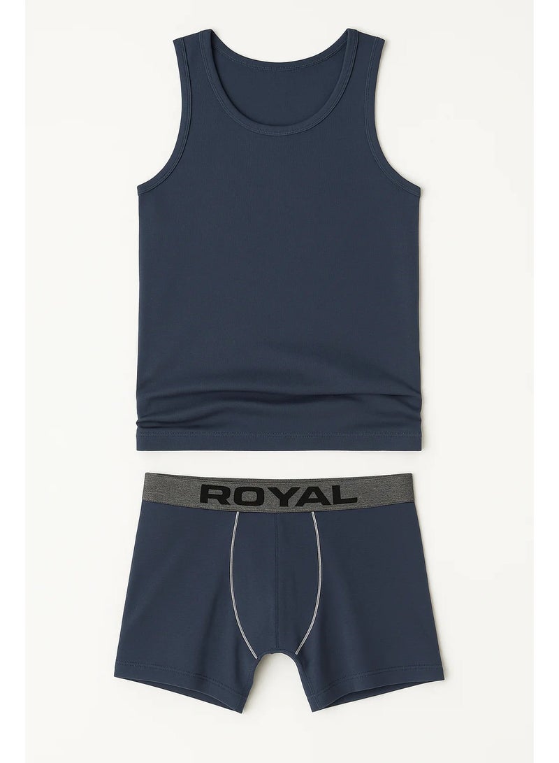 ROYAL  TEX Charcoal Lycra Set 