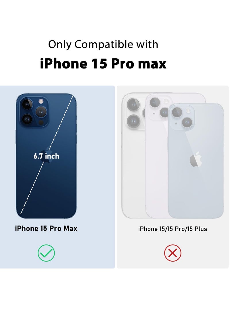 Nillkin iPhone 15 Pro Max Case with Slide Camera Case [Enhanced Lens Protection] [Hard PC + TPU Bumper] Slim Shockproof Protective Phone Case Cover 6.7 inch 2023 Black - Image 2