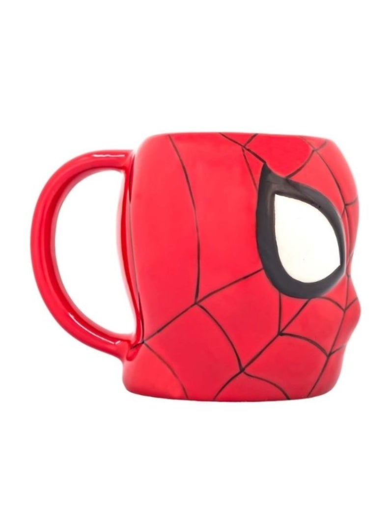 Spiderman 3D Ceramic Mug Red Superhero Coffee Cup - Image 1
