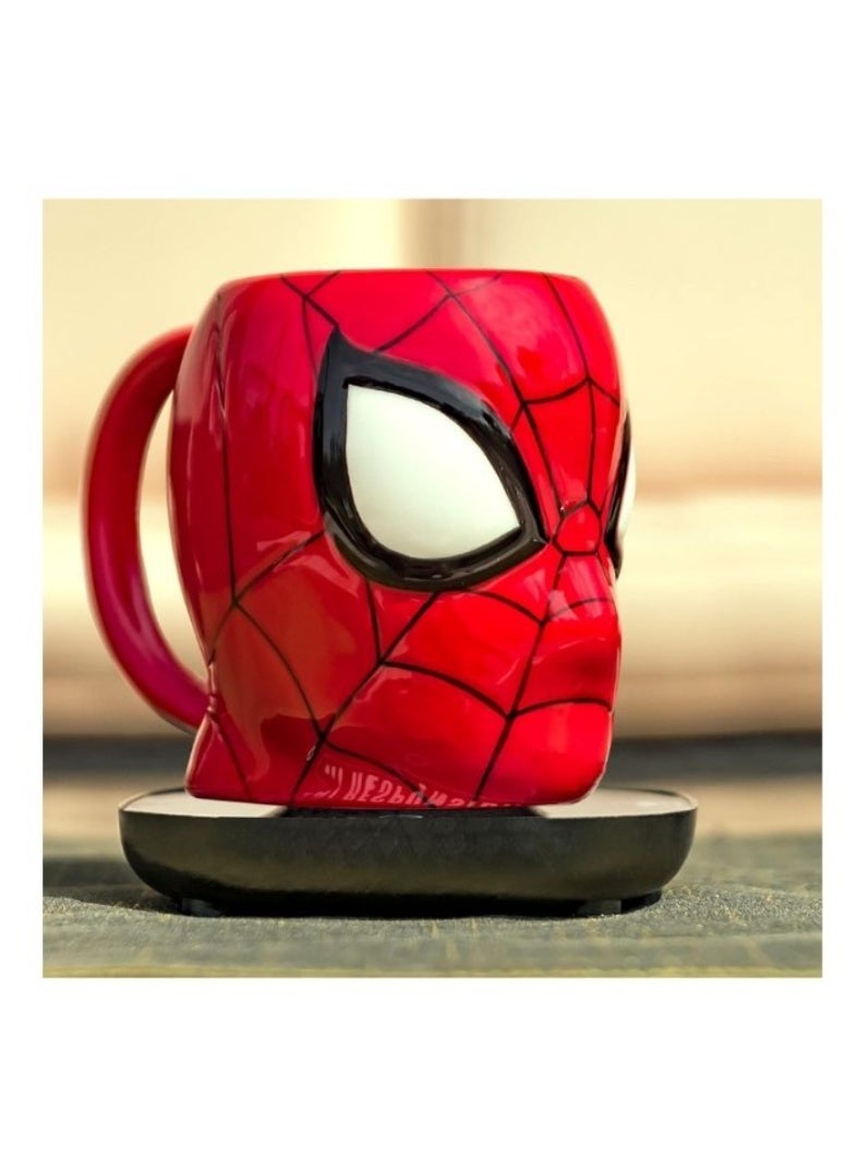 Spiderman 3D Ceramic Mug Red Superhero Coffee Cup - Image 2