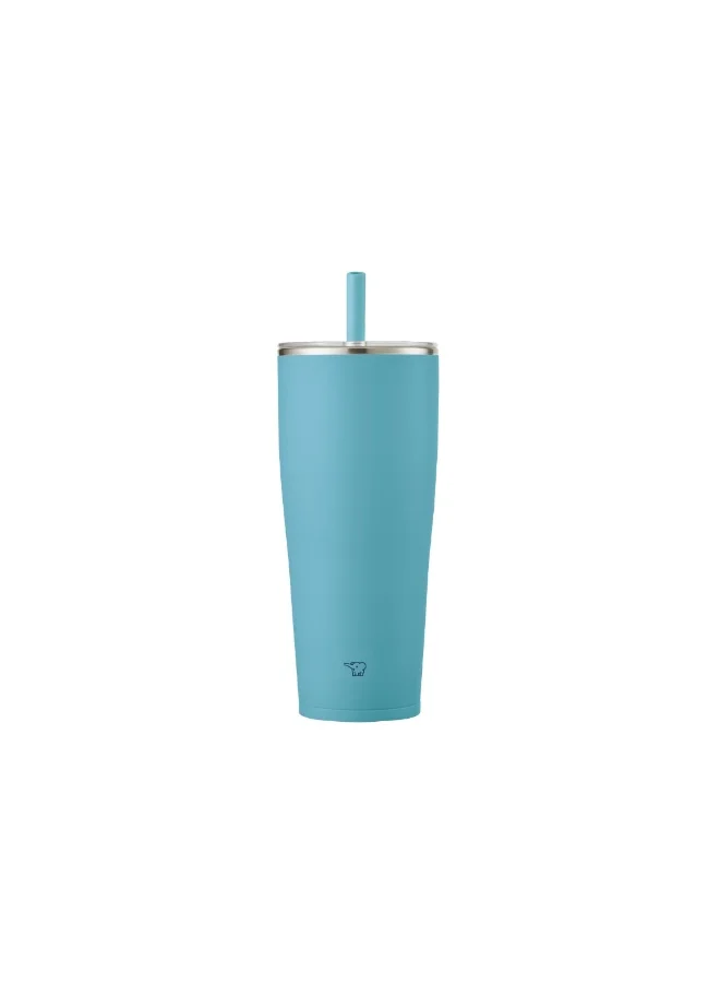 Zojirushi Zojirushi Stainless Steel Vacuum Insulated Tumbler with Straw 0.89L,Aqua Green (Gm)