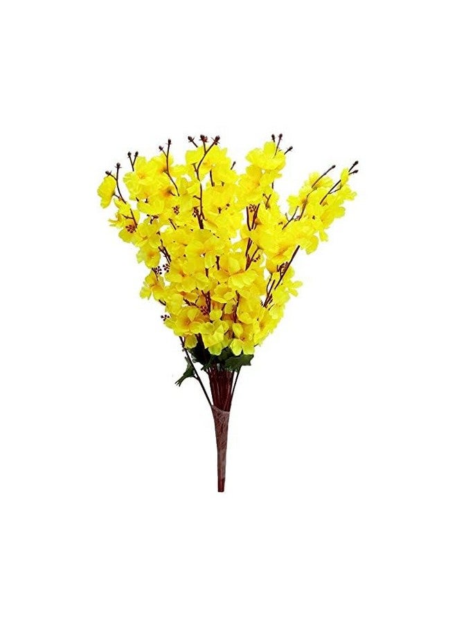 Everbuy Plastic Artificial Flowers For Home Decoration Cherry Blossom (7 Branches, 60 Cm Long) Vase Not Included - Image 5