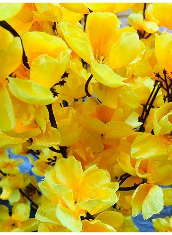 Everbuy Plastic Artificial Flowers For Home Decoration Cherry Blossom (7 Branches, 60 Cm Long) Vase Not Included - Image 4