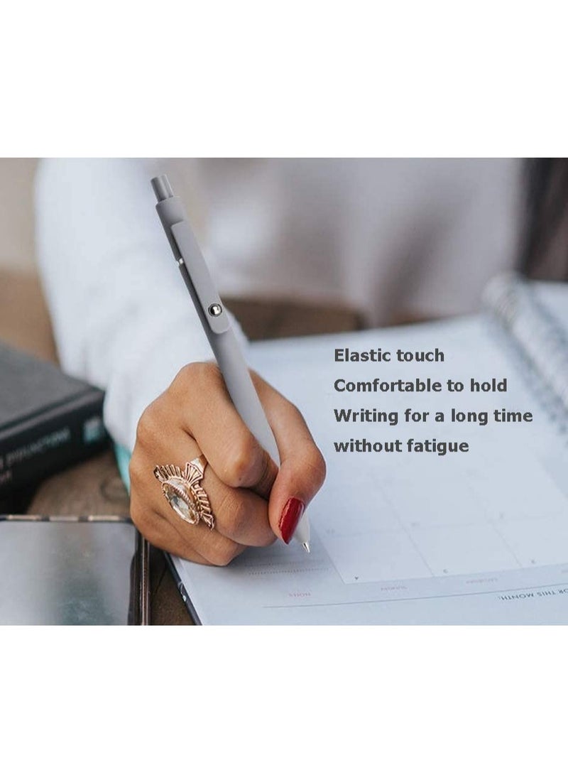 Cute Kawaii Gel Pens Set 5pcs Quick-dry Fine Point Retractable Ballpoint Pens for Smooth Writing Office School Home Supplies Lively Colors - Image 2