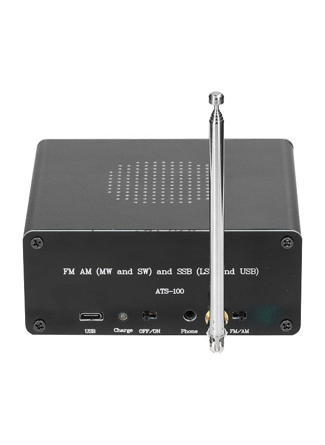 Generic - ATS-100 SI4732/SI4735 Full-wave Band Radio Receiver FM LW (MW & SW) SSB (LSB & USB) Support Broadcast Searching with 2.4inch Touching Screen - Image 1