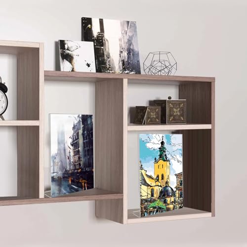 Bolidery 5x7 Acrylic Picture Frames, Set Of 6 Clear Acrylic Frameless Gift for Desktop Display, Vertical Standing Picture or Display Sign Holder with Inserts for Home Office - Image 3