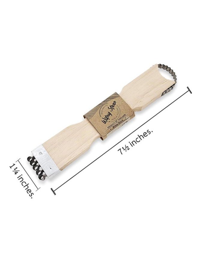 WitnyStore Thai Tools Kitchen Coconut Scraper Shredder Vintage Grater Hand Wooden - Image 3