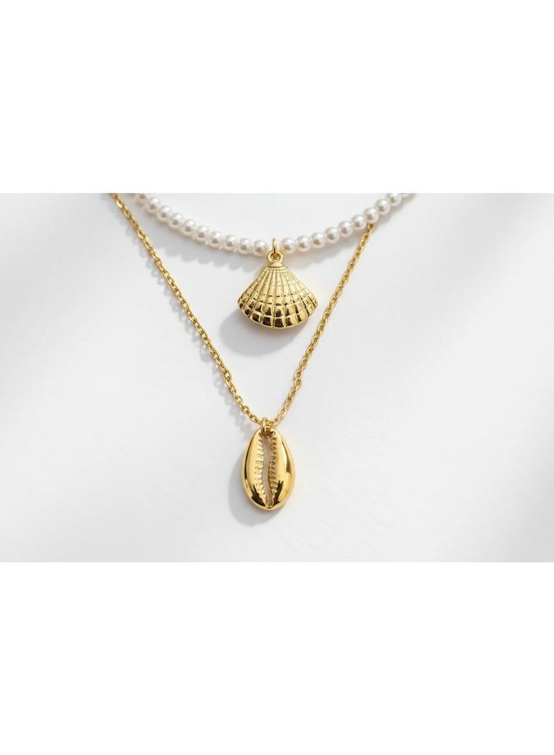 Bariq The Sahra Layered Necklace - Tarnish Free - Image 2